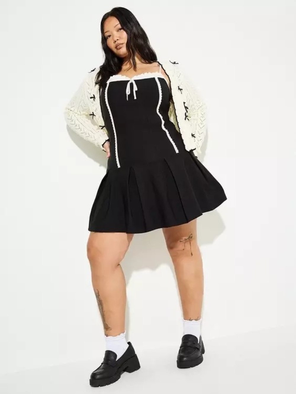 Nwt 3x TORRID LoveSick Drop-Waist Coquette Dress - Picture 2 of 7